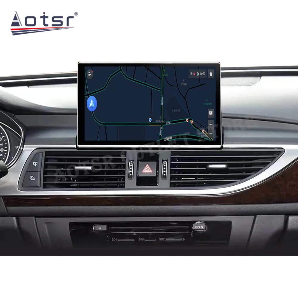 Android 11 Automotive Multimedia Player Stereo For Audi A6 C7 A7 2012 2013 2014 2015 2016 2017 2018 GPS Navi Autoradio Head Unit