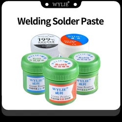 WYLIE-Soldando o fluxo da pasta, estanho da solda, placa de circuito do ferro de solda, SMT SMD Repair Tools, WL-200, 201, 202, 204, Sn63, Pb67