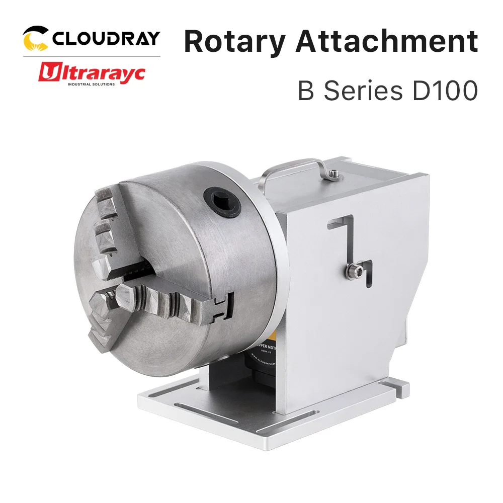 Ultrarayc Rotary Attachment B Series Device Fixture Gripper Three-Jaw Chuck Rotary Worktable for Laser Marking Parts Machine