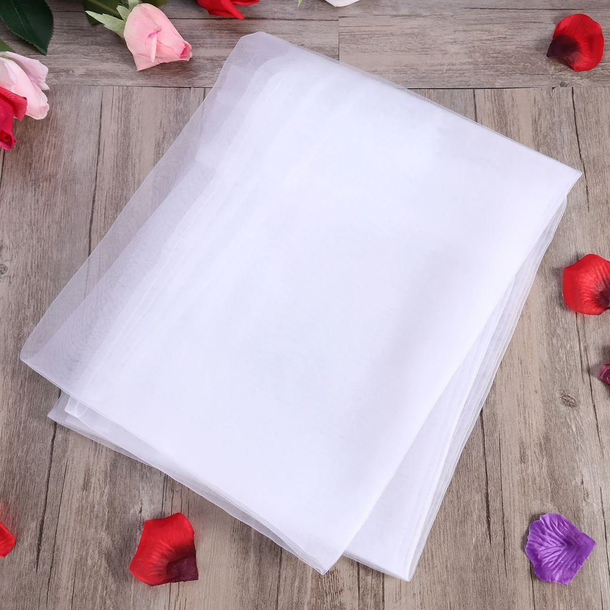 2pcs White Sheer Curtains 100X200Cm Voile Window Screen For Bedroom Living Room Kitchen Hall Transparent Tulle Window Coverings