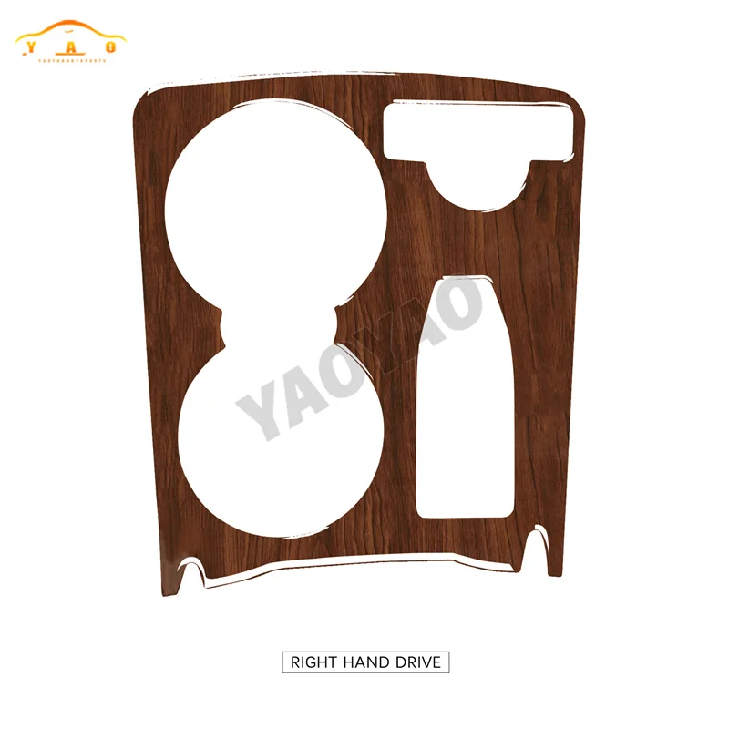 Panel de soporte de taza de grano de madera, pegatina embellecedora para versión de EE. UU., dedicado Benz 2007-2014, Clase C antigua W204, accesorios para automóviles