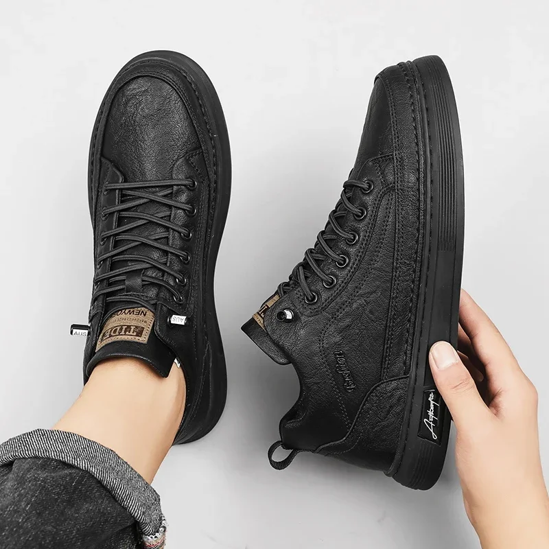 

Luxury Quality Outdoor Shoes Men Sneakers Fashion Handmade Brand Men Casual Shoes Genuine Leather Men Flats Soft Oxford Shoes