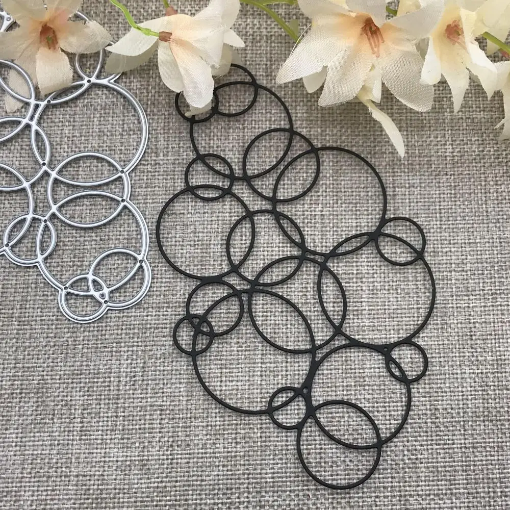 

Circle ring group Metal Cutting Dies Stencils For DIY Scrapbooking Decorative Handcraft Die Cutting Template Mold