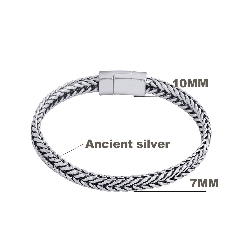 Fashion Man/Women\'s Jewelry Ancient Silver color Vintage Wish Bracelet Buddha Bangle Friend Birthday Gifts Drop Shipping