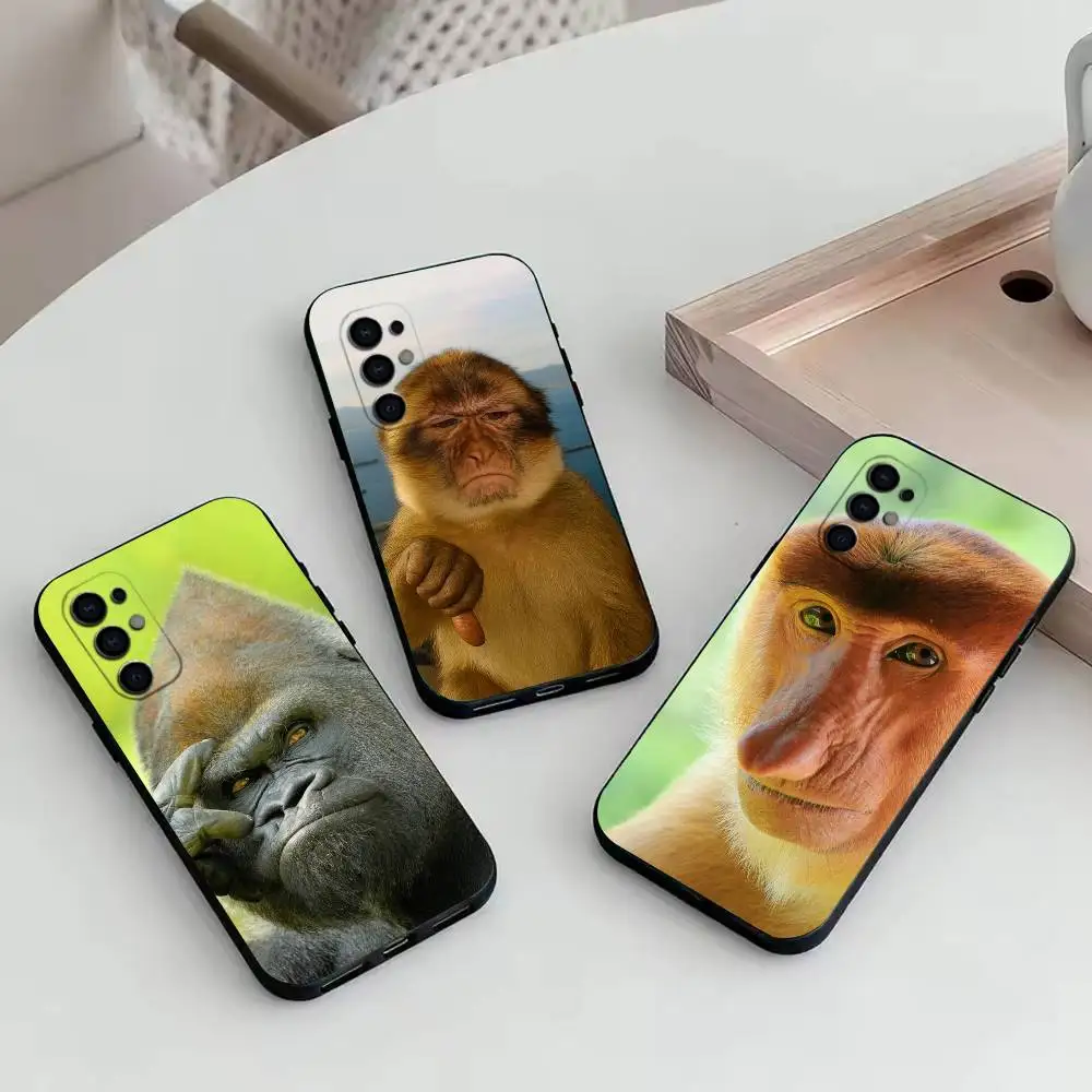 Monkey Memes Funny-d-D  Phone Case For Samsung S25,S24,S21,S22,S23,S30,Ultra,S20,Plus,Fe,Soft Silicone Black Cover