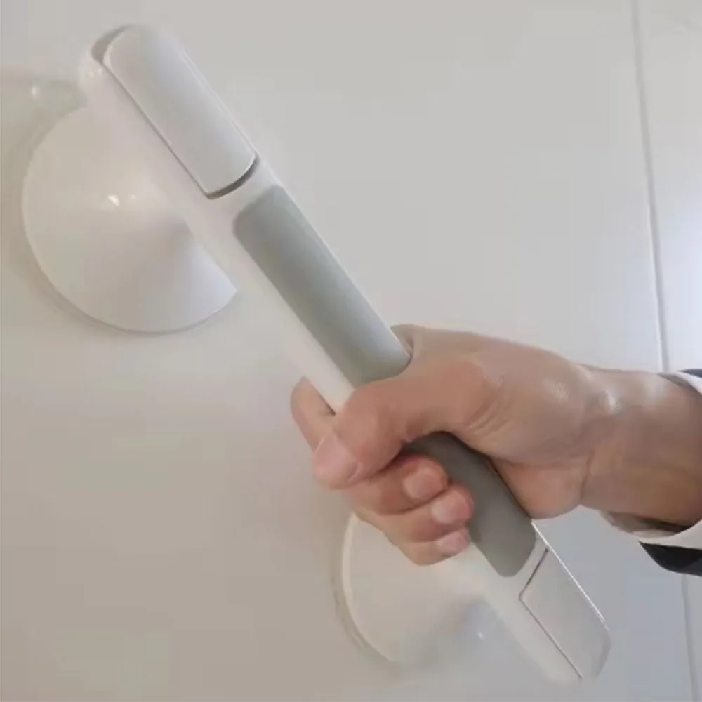 Portable Suction Cup Bathroom Grab Rails Non-slip No Punching Barrier-free Handrail Suction Safety Handle Elderly/Children