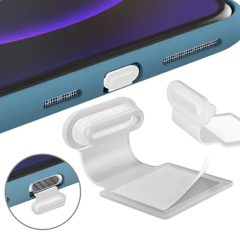 3/1PCS Soft Silicone Dust Plugs Mobile Phone Anti-dust Charging Port Covers for IOS Type C Micro USB Protectors for IPhone