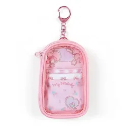 Anime Figure Sanrio My Melody Cinnamoroll Storage Bag Kawaii Kuromi Makeup Bag Cartoon Cute Pendant Handbag Tide Gift for Kids