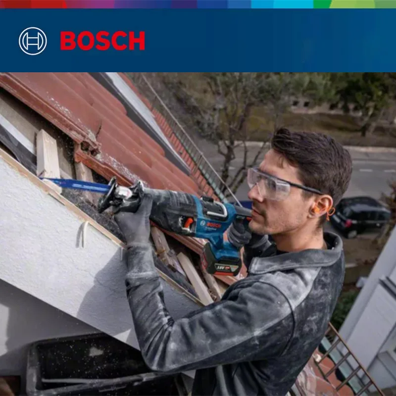 Bosch Reciprocating Saw GSA 185-Li Rechargeable Saw Battery-powered Portable Saws for Cutting Metal Wood Cordless Cutting Power