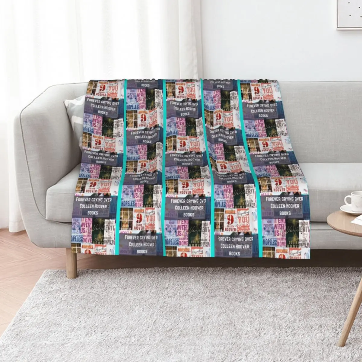 

Colleen Hoover book design Throw Blanket Softest Hairys Cute Sofas Blankets