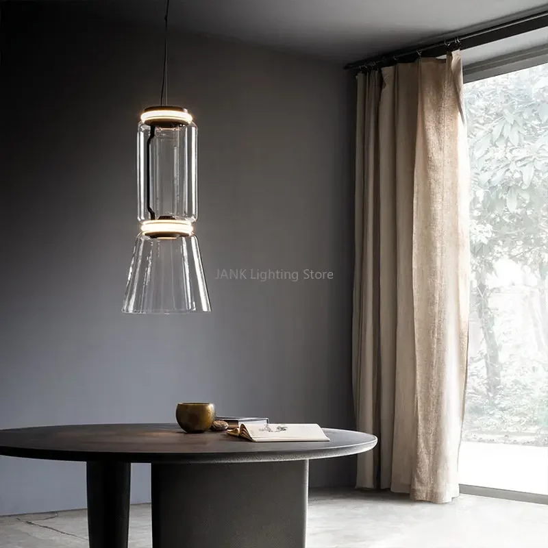 

Italian Designer FLos Glass Lampshade Pendant Light Minimalist Led Chandelier Living Room Dining Table Home Decor Ornaments Lamp