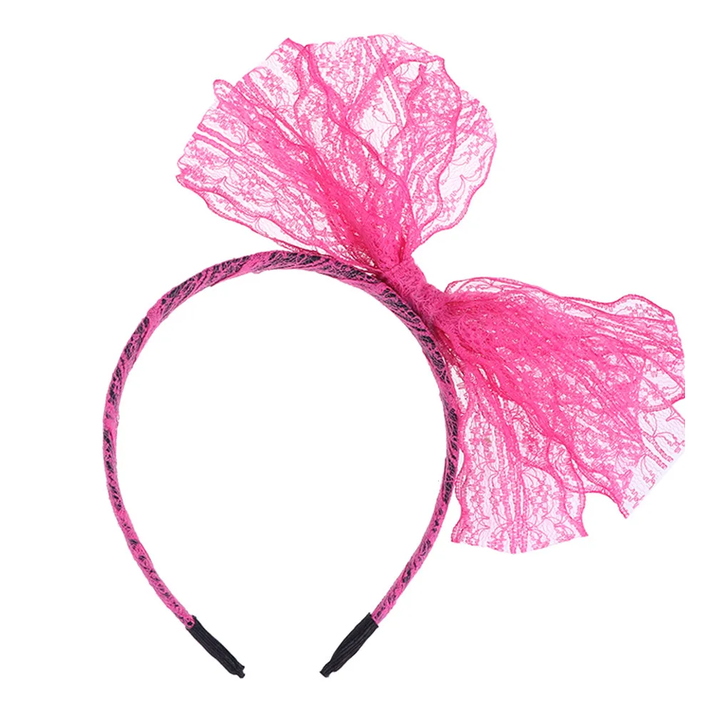 Beautiful Party Accessory Set Mesh Gloves Leg Sleeves Pendant Hair Hoop Eardrop Bracelet Mixed Color Style for Dress-Up Parties