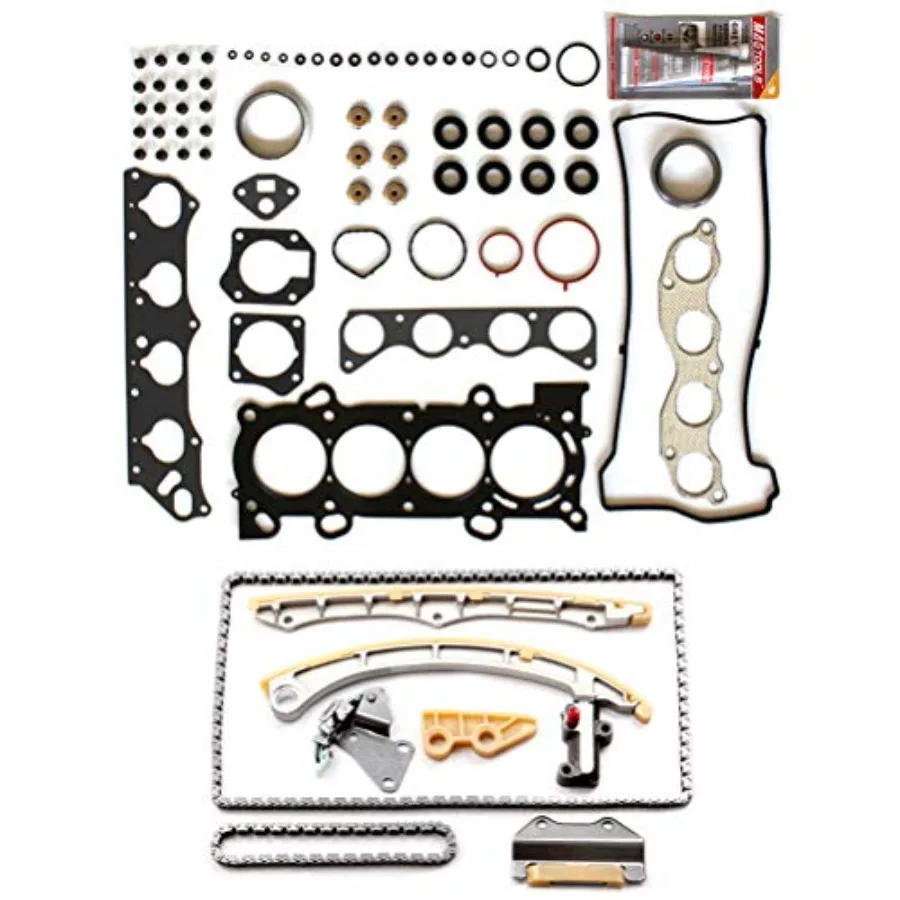 

HS26337PT 90711S Комплект прокладок головки и комплект цепи ГРМ для Honda Accord 20062007 Honda CRV 20072009 Honda Element 20072011 HighP