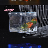 Automatic Food Dispenser Bird Feeder, Hanging Bowl for Cage, Parrot Feeding, Bird Accessories