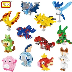 Pokemon Pikachu Mini Building Blocks Anime Gengar Bricks Cartoon Action Figures Model Assembly Educational Toys for Children