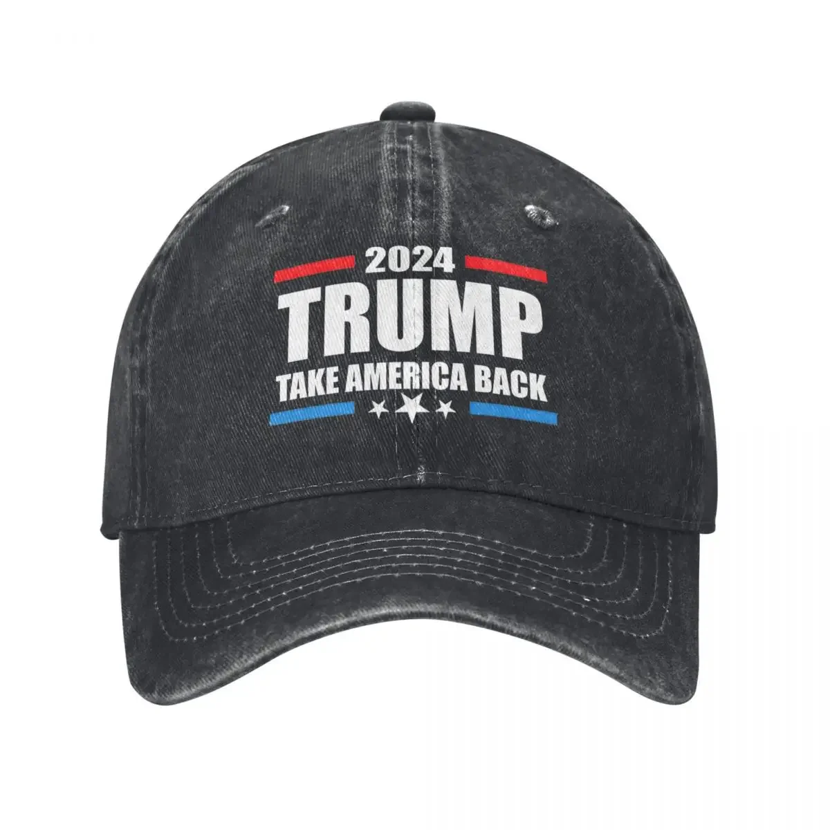 

Trump 2024 Take America Back Election Patriotic Men Women Baseball Caps Distressed Cotton Hats Cap Adjustable Fit Headwear