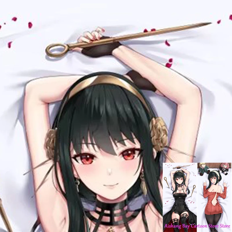 

Dakimakura Anime Pillow Cover Yor Forger Spy×Family Double Sided Print Life-size Body Decoration