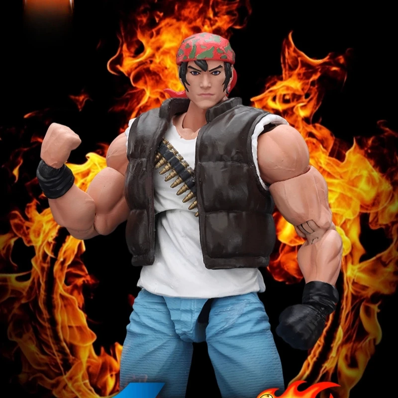 JOYTOY Żołnierz Akcji 1/18 KOF'98UM Ikari Warriors Team Figurka Akcji Model Militarny Trio Kolekcja Postaci z Gry Zabawka Prezent Nowy