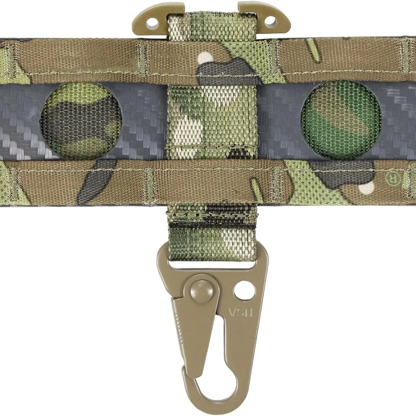 Tactical Nylon Key Hook Webbing Buckle Hanging System Molle Waist Belt Buckle Vest Hanging Metal Accessories Gear