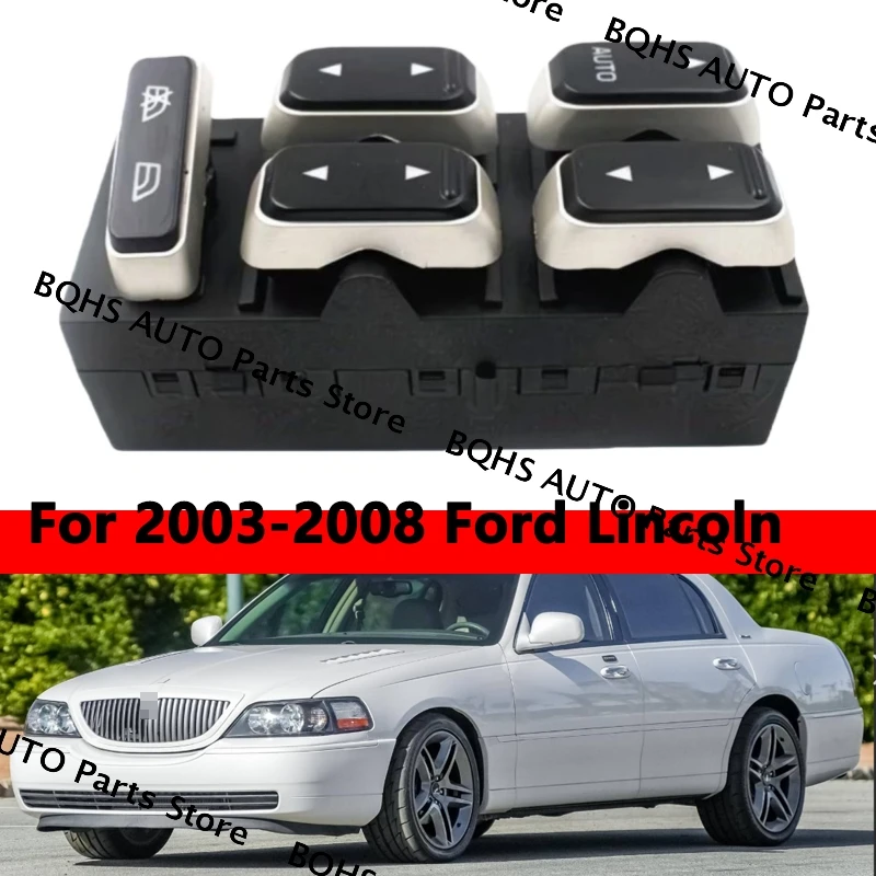 

OE: 5W1Z14529BA Подходит для переключателя стеклоподъемника, переключатель стеклоподъемника для Ford Lincoln 2003, 2004, 2005, 2006, 2007 2008