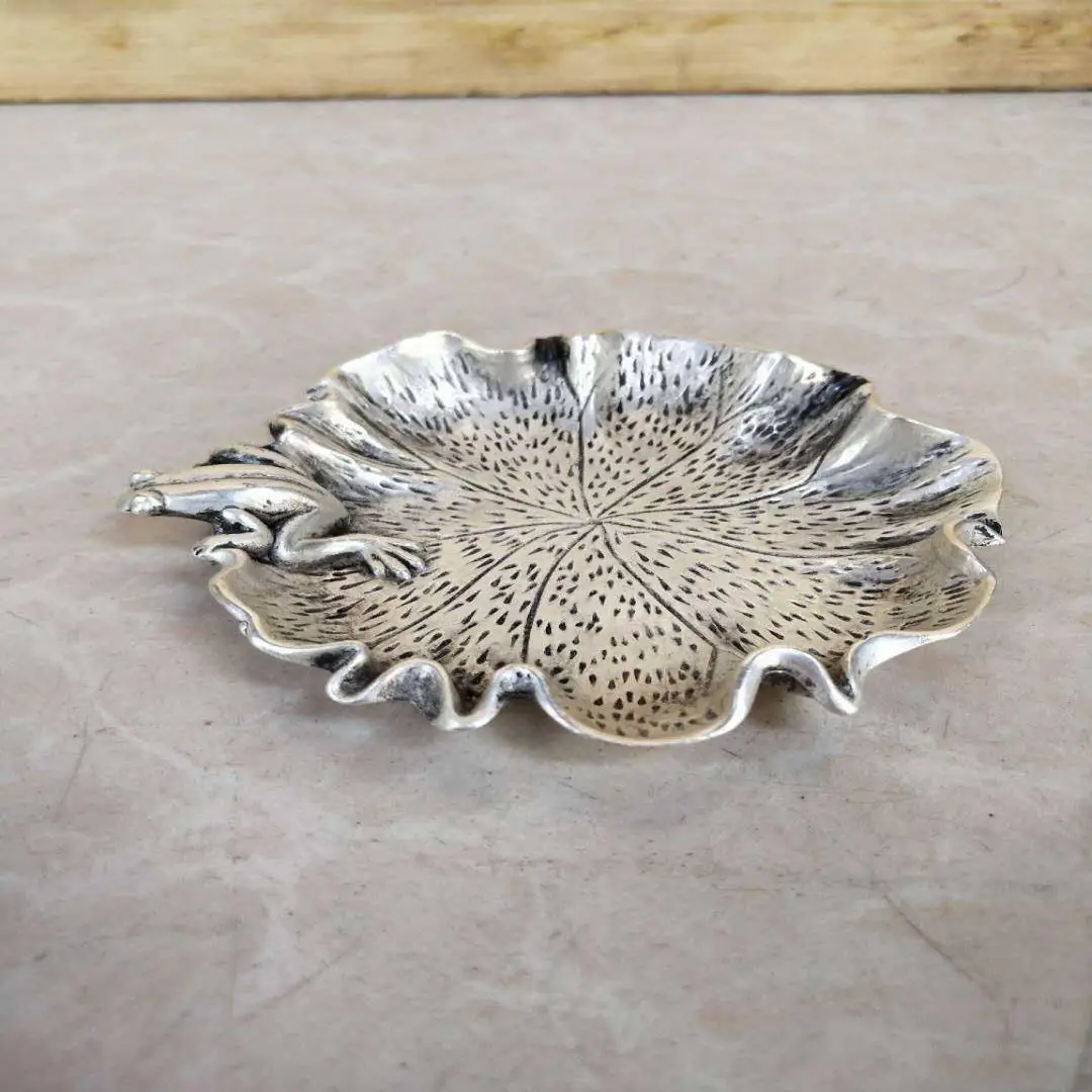 Lotus leaf frog Incense Burner Statue for Tea Home Decor Ornaments
