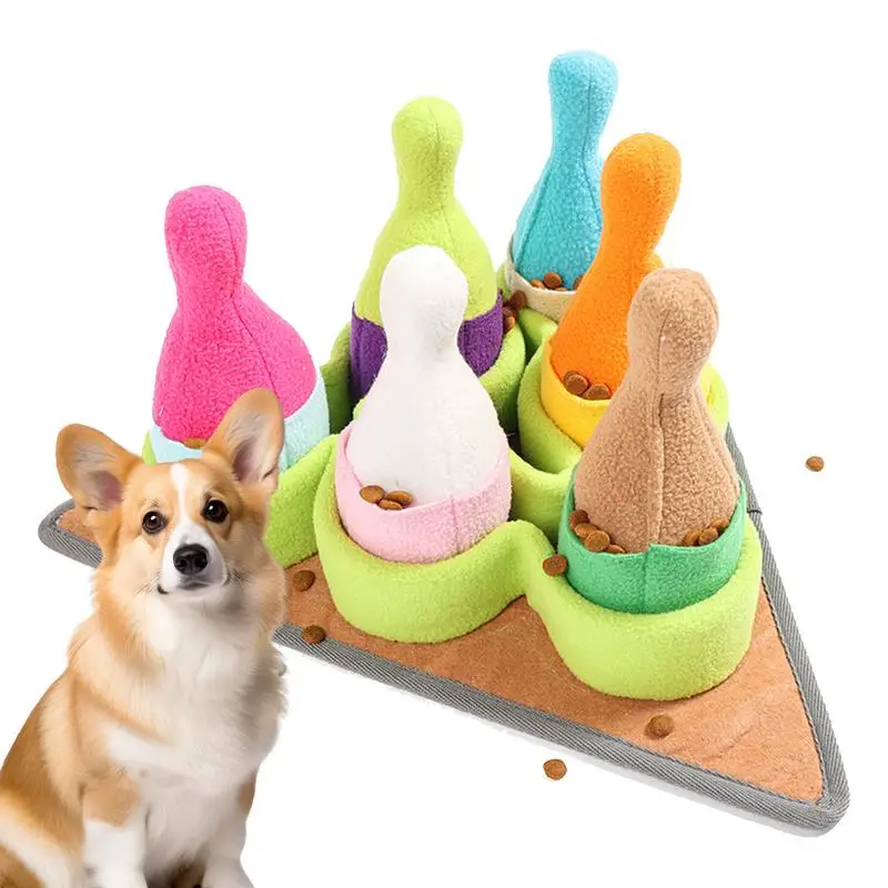 Sniff Pad For Dogs Bowling Ball Pet Feeding Mat Snuffle Foraging Mat Pet Treats Feeding Interactive Feed Game Pet Snuffle Pad