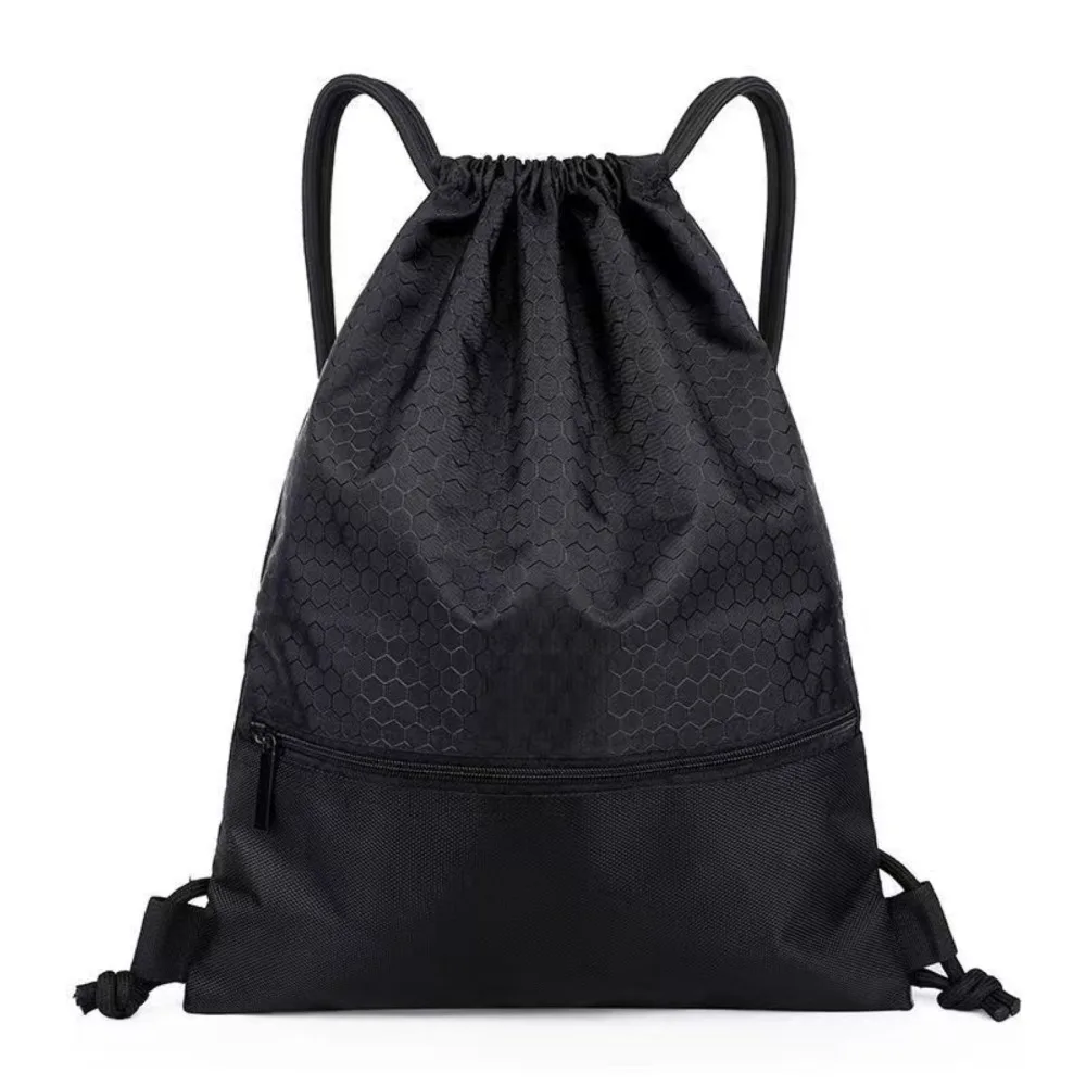 

Waterproof Fitness Drawstring Bag Solid Color Large Capacity Drawstring Backpack Commuting Lightweight Drawstring Pocket Travel