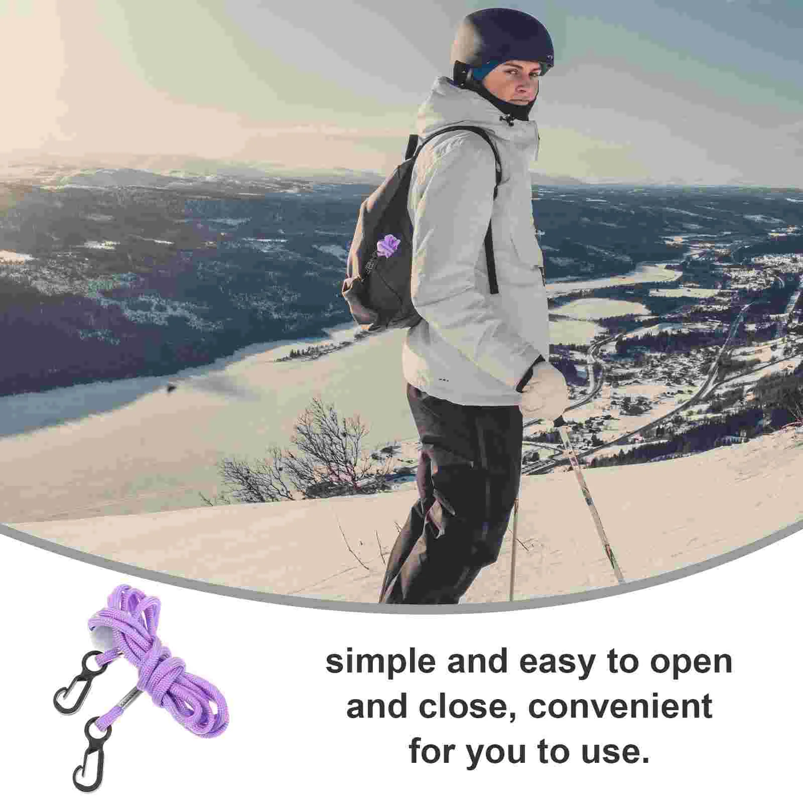 Anti-lost Glove Strap Glove Holder Rope Winter Gloves Neck Hanger Rope for Skate Glove