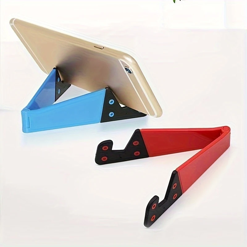 V-Shaped Universal Foldable Mobile Cell Phone Stand Holder For Smartphone Tablet Adjustable Support Phone support bracket mount