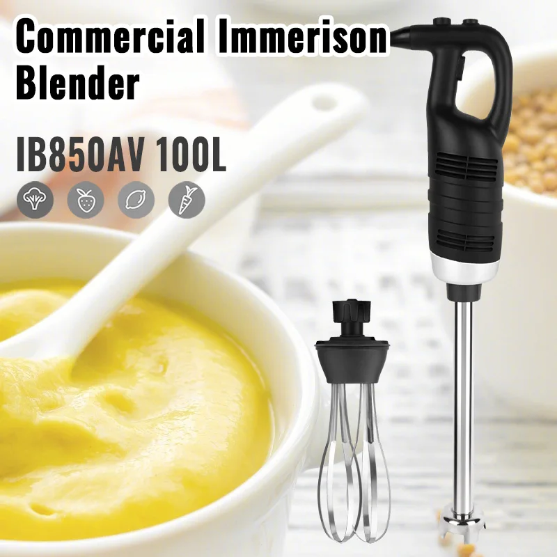New Factory Price Big Powerful Electric Commercial Immersion Blender Hand Stick Blender Mixer Cuisine Immersion Blender