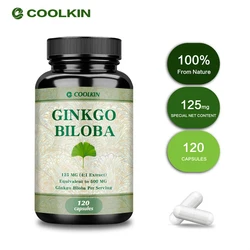 Ginkgo Biloba - Improves Brain, Memory, Focus, Improves Circulation, Enhance Energy, Non-GMO