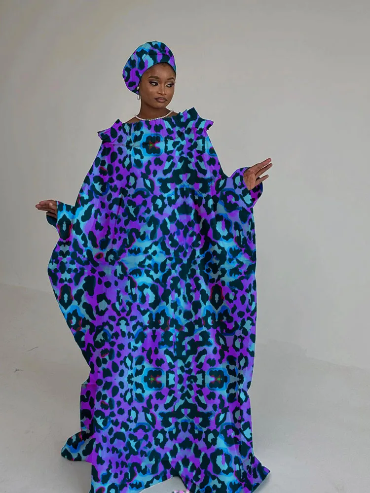 New Plus Size African Classic Elegant Print Traditional Wear, Style for Adult Ceremony & Party