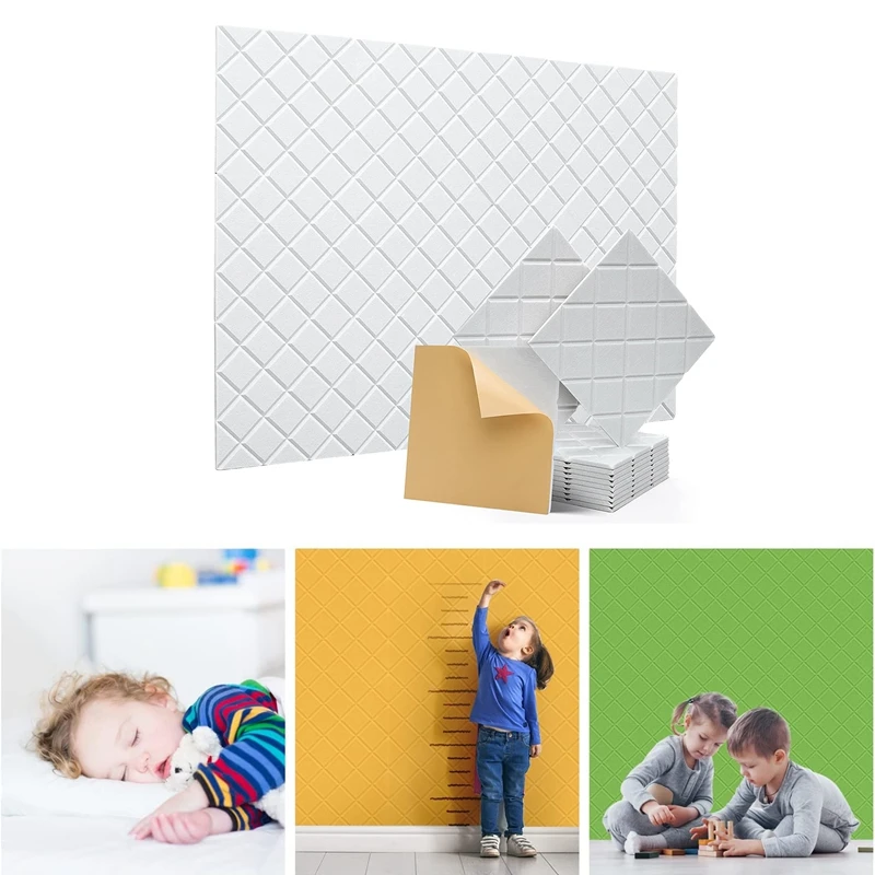 12 Pack Soundproof Wall Panels,12X12x0.4In Self Adhesive Sound Absorbing Panels,For Recording Studio,Office