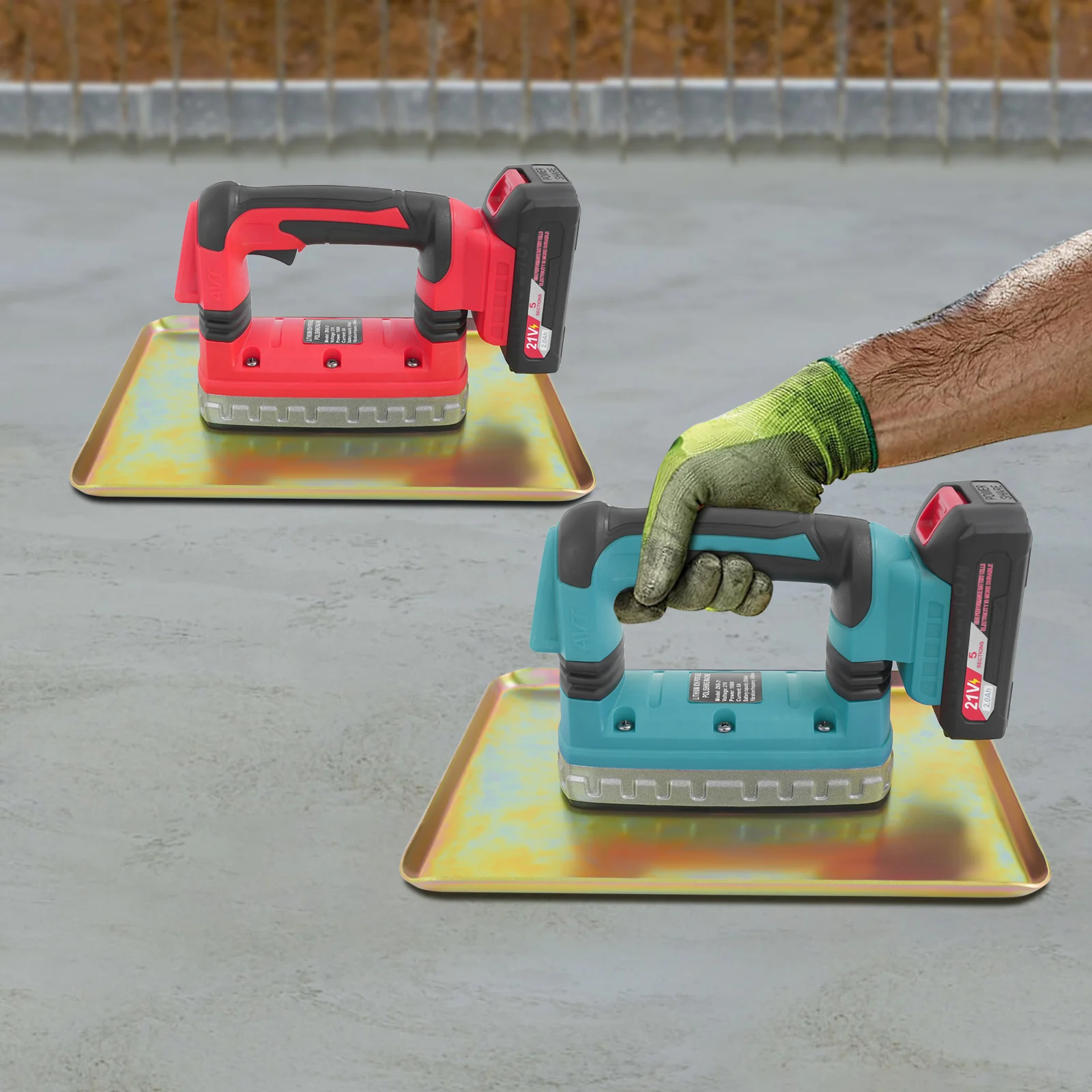 Red/Blue Concrete F…