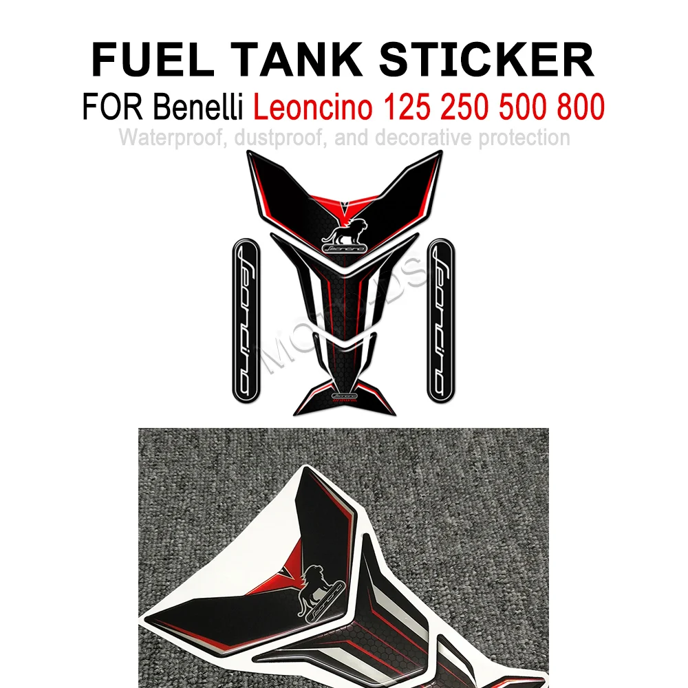 

For Benelli Leoncino 125 250 500 800 Motorcycle Fuel Tank Pad Protector Stickers Decals Emblem 2018 2019 2020 2021