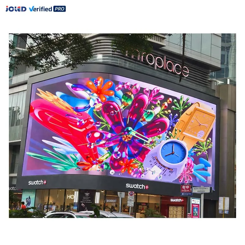 Large 3D Effect Outdoor LED Advertising Billboard Screen, P4 P5 P8 P10 High Definition LED Panel for Exterior Wall Commercial Di