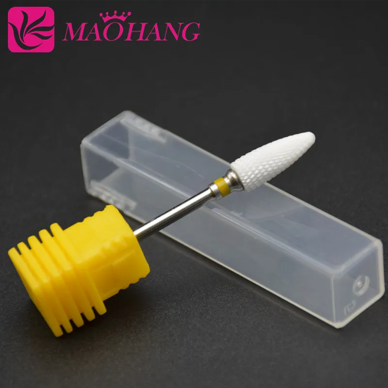 セラミックネイルドリルビット電気ドリルマシンネイルカッタービット爪アクセサリーツールマニキュアペディキュアツール