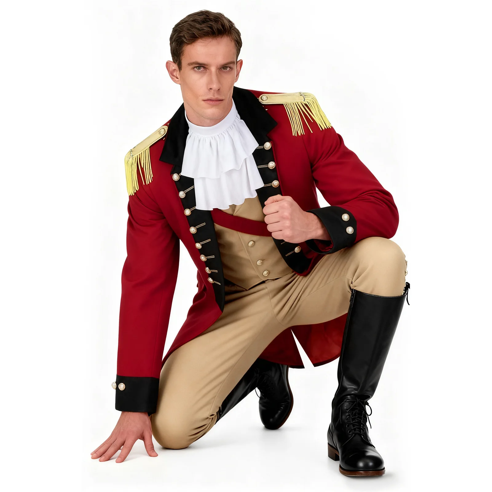 

George Washington Costume Founding Father Costume Adult Hamilton Colonial Revolutionary War Costume Halloween Cosplay Costume