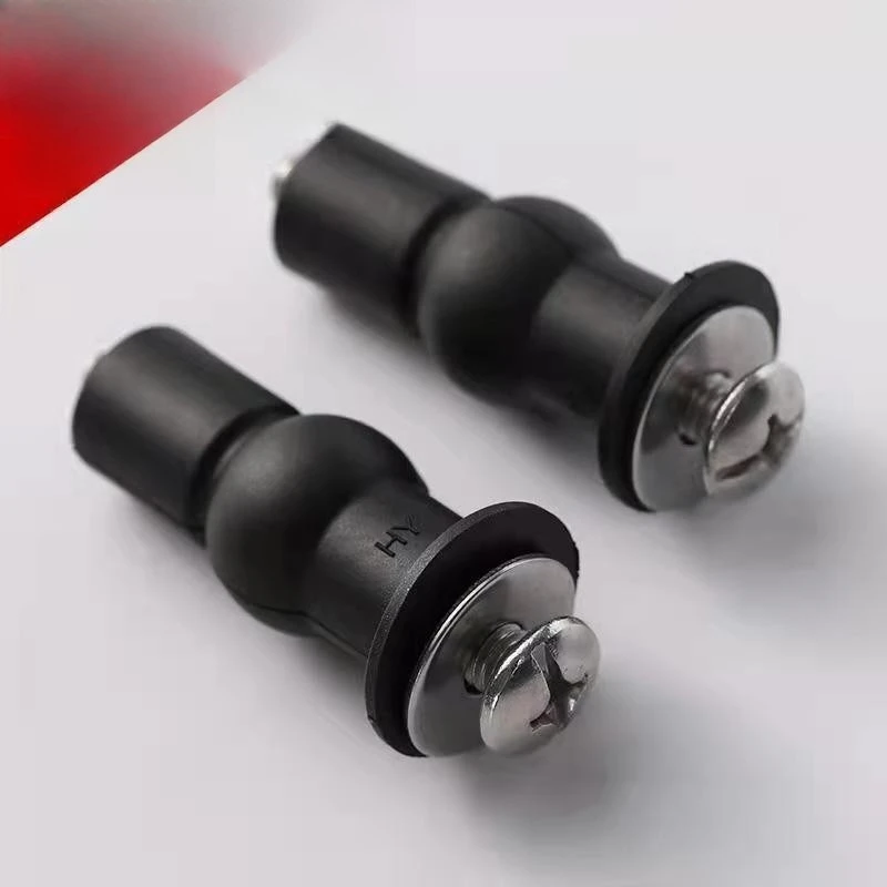 Juego de 4 tornillos universales para asiento de inodoro, tornillos de fijación para asiento de inodoro