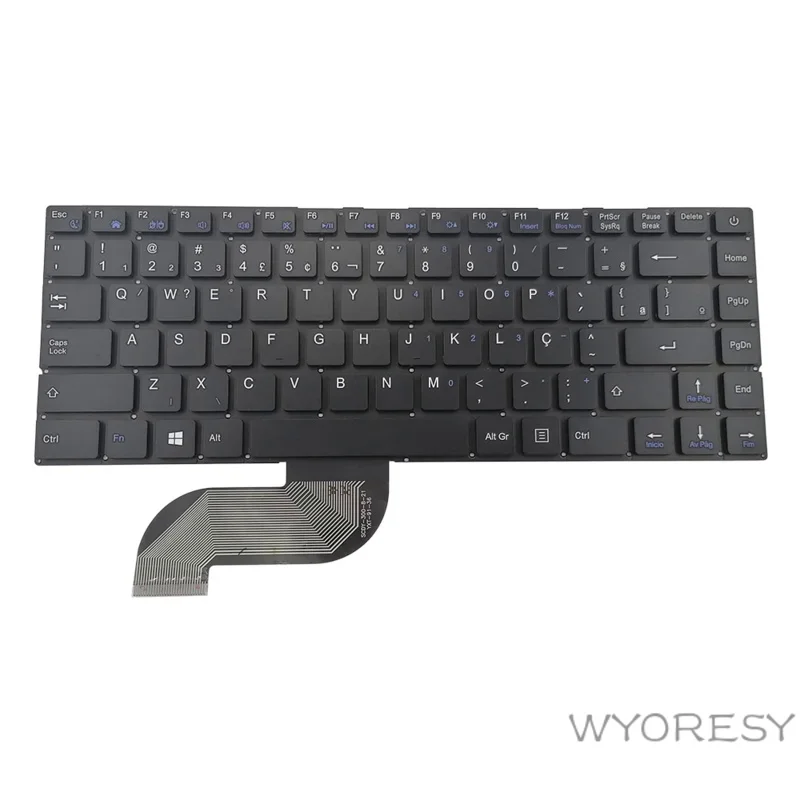 US SP LA PT-BR Keyboard for Atvio W1415a Laptop Mb30011007 Yj-961 MB27716023 Spanish Latin Brazil Notebook Keyboard Portuguese