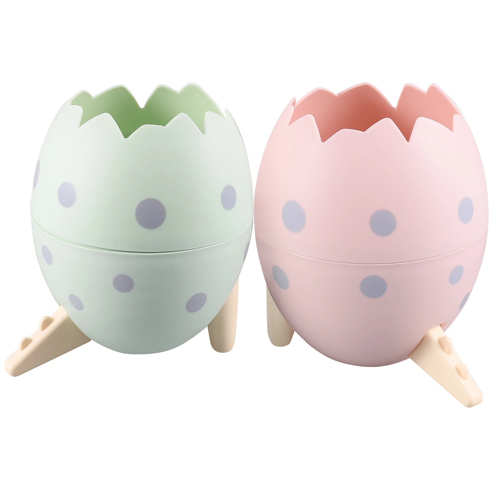 

Desk Accessories Aesthetic Dinosaur Egg Pen Holder Cartoon Pencil Desktop Kawaii