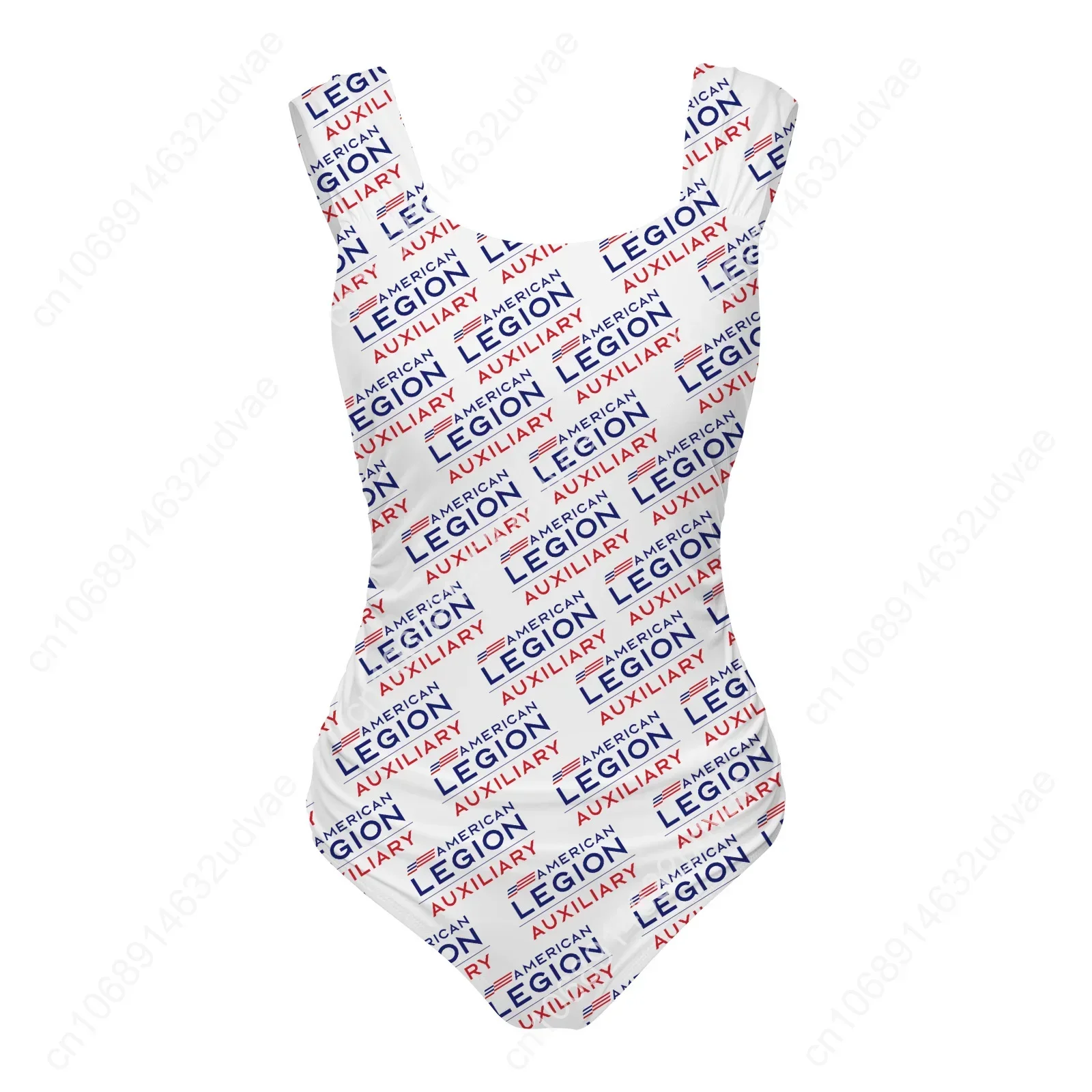 American Legion Logo Swimsuit Wide Strap Women Bathing Suits Personalized Swimwear Pool Party Sexy Bikini Customize Beachwear