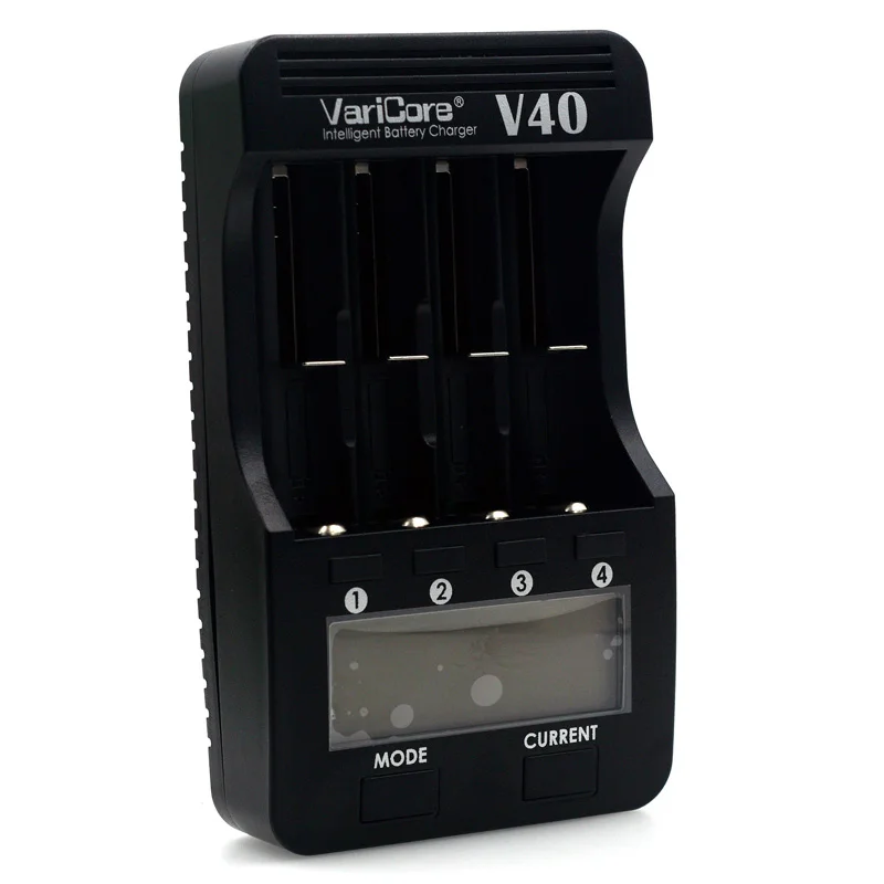 New VariCore V40 LCD Battery Charger for 3.7V 18650 26650 18500 16340 14500 18350 lithium battery 1.2V AA / AAA NiMH batteries