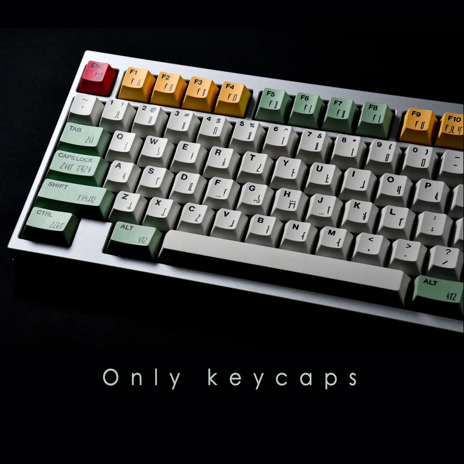 GMK-Tapa de tecla BOBA FETT PBT, accesorio con 167 teclas, perfil de cereza, DYE-SUB personalizado, GMK Star Wars