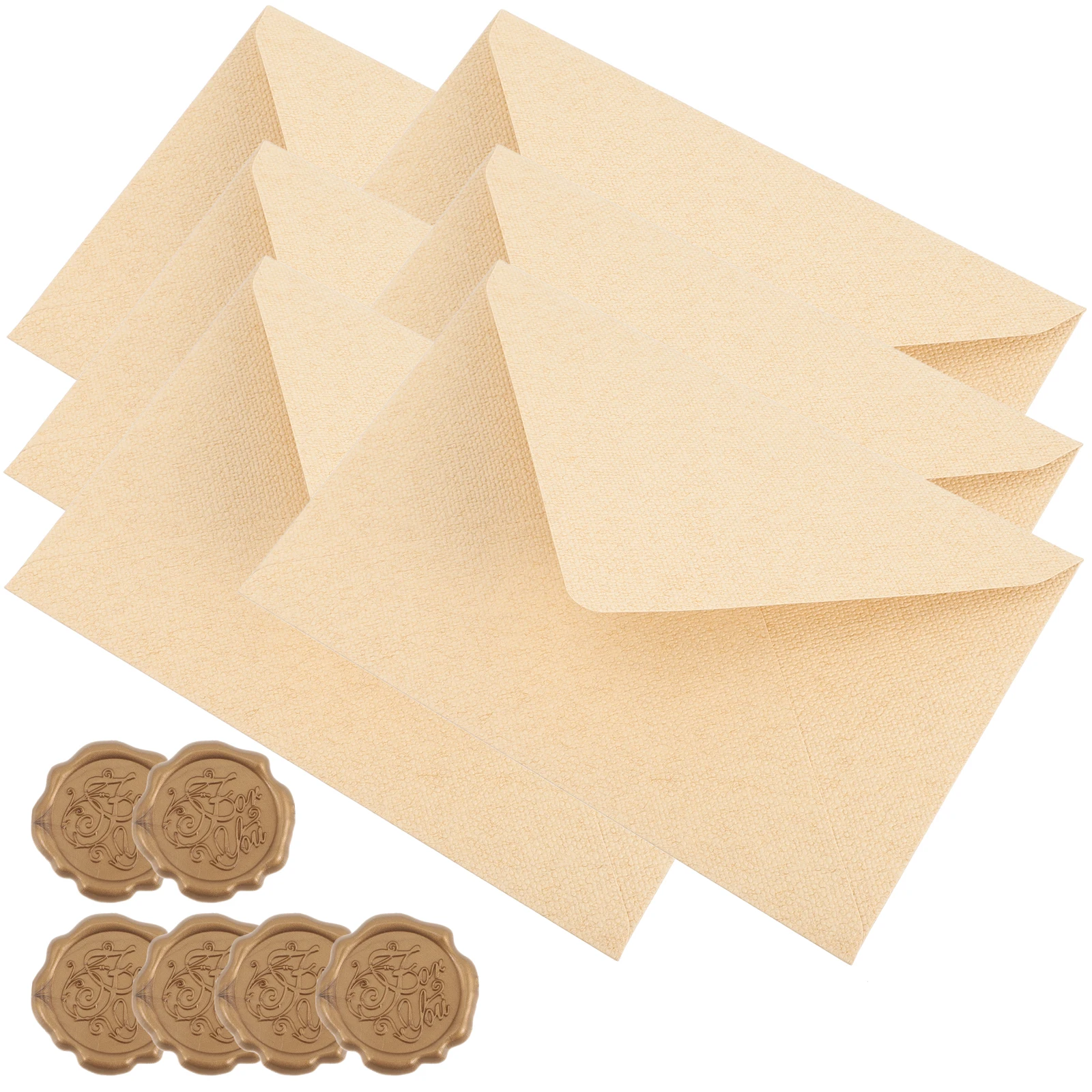 

Retro Envelopes 6 Sets Envelope Kit Christmas Stickers Card Wedding Cards Bride Groom Stationery Paper Vintage Packing