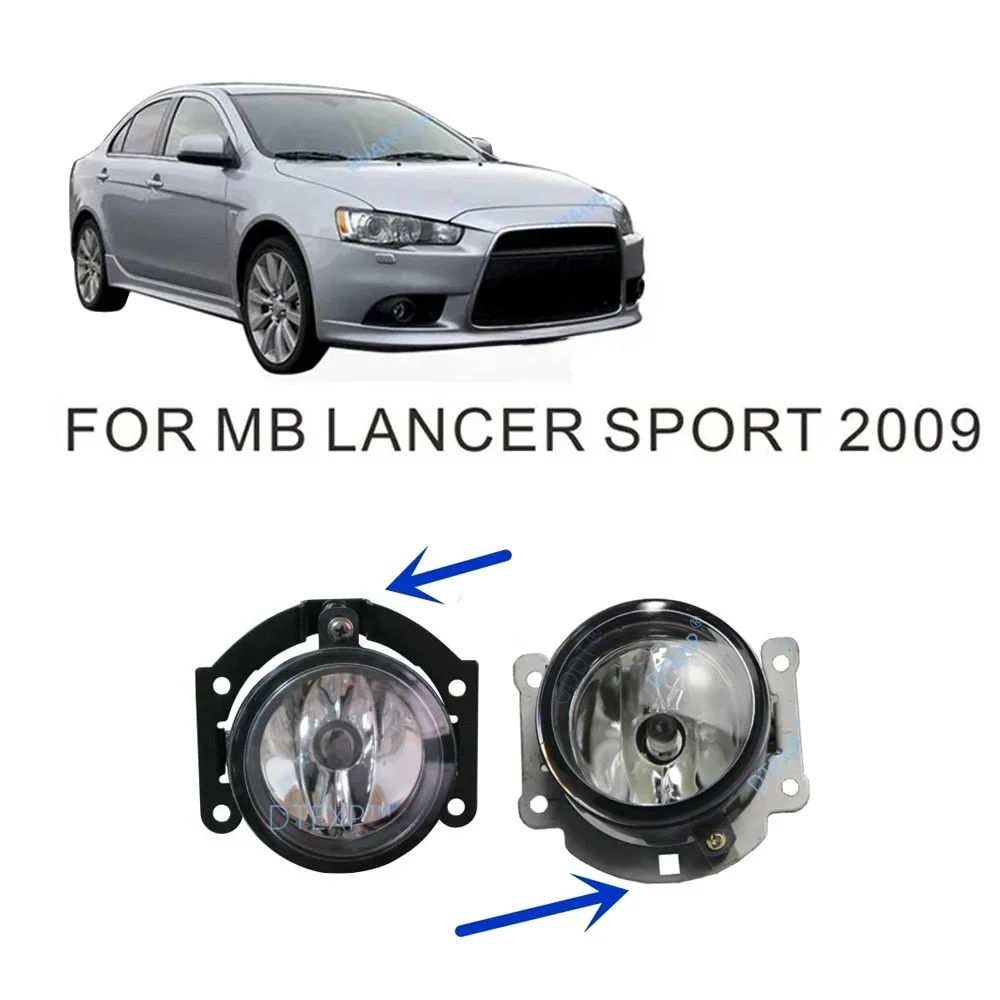 

1 Piece Fog Lamp For Lancer GT Fog Light With Bulb To Fortis Sport Front Lamp Wire Switch Or Led Drl For Old Car