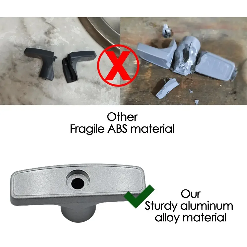 1/2PCS Gray RV Sewer Valve Aluminum Handle Kits Replacement For Camper Caravan Motorhome Waste Valve Extension Parts Accessories