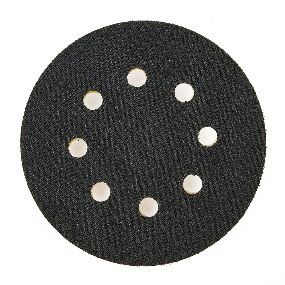 125 mm 5 in Backing Pad with 8 Holes for Air Powered Sanders Polishing Sponges Bonnets Sanding Discs 5/16 UNF Male Thread