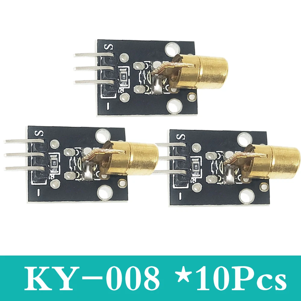 Module émetteur Laser KY-008 pour Arduino AVR PIC, 1/10 pièces