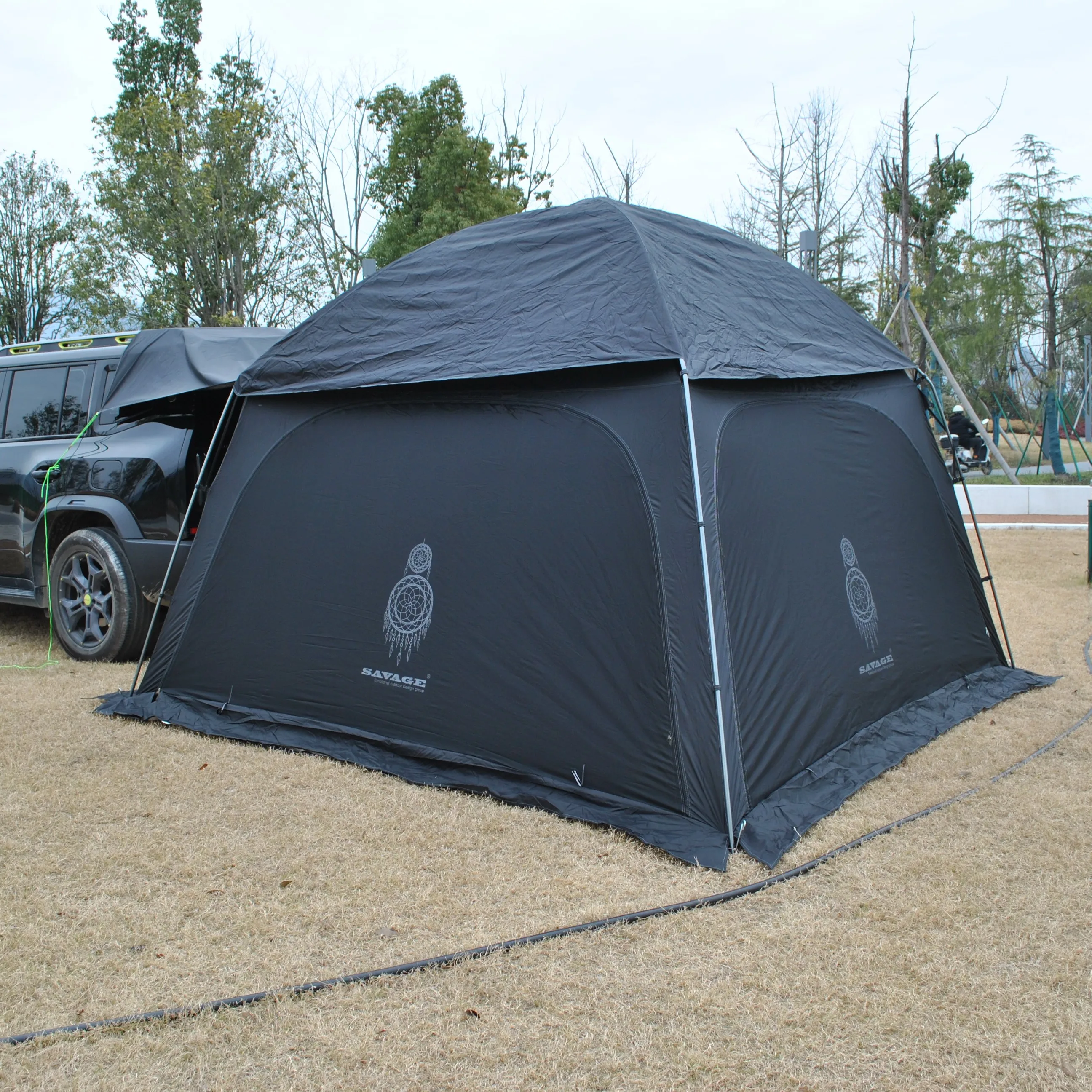 Van Camping Tent For Group Gathering,8 Person Back Of Car Tent Car Tail Tent Can Accommodate Multiple People,Family Travel Tent